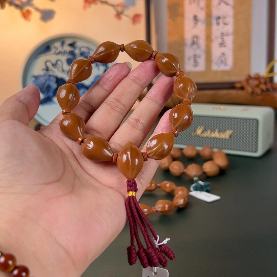 ****]手串橄榄核15×24三面佛