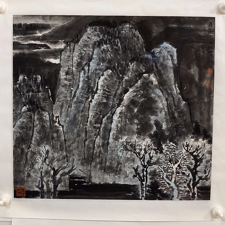 国画书画作品多次参加全国书画