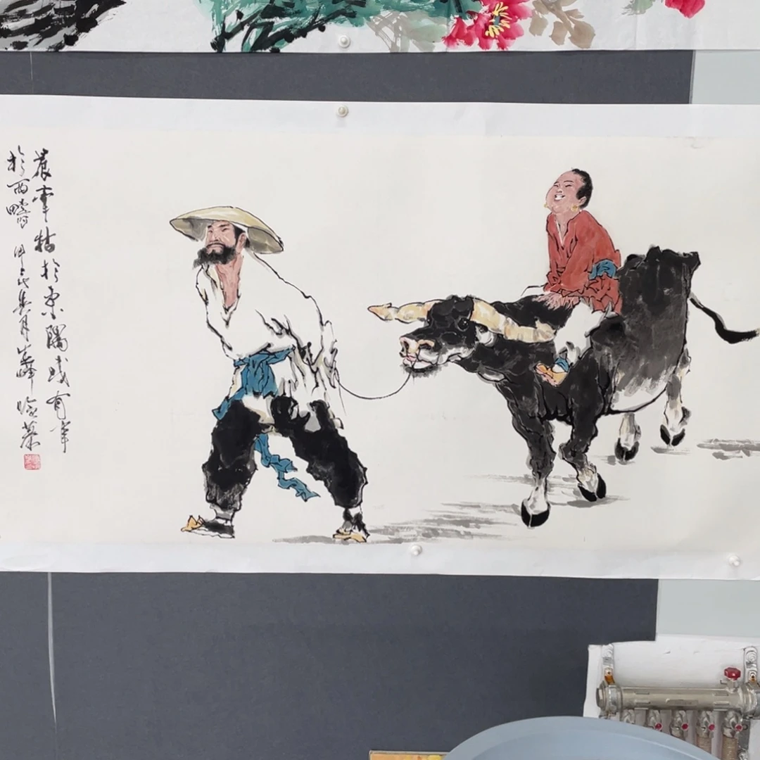 国画付承峰老师绘画