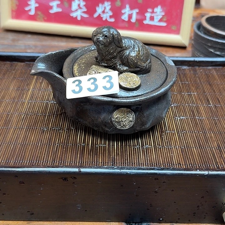 纯手工制作粗陶茶具