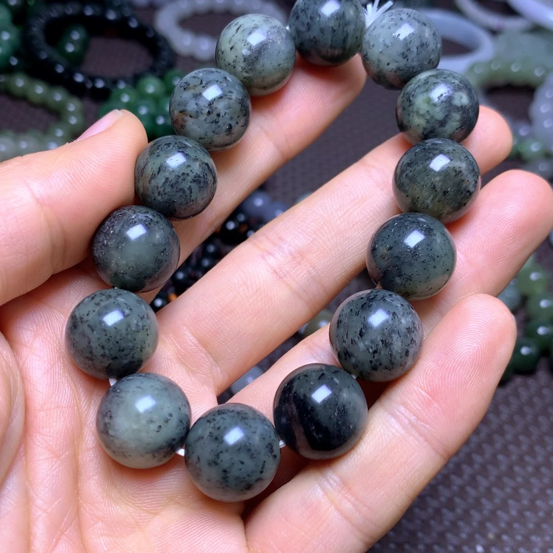 和田玉未镶嵌手串16