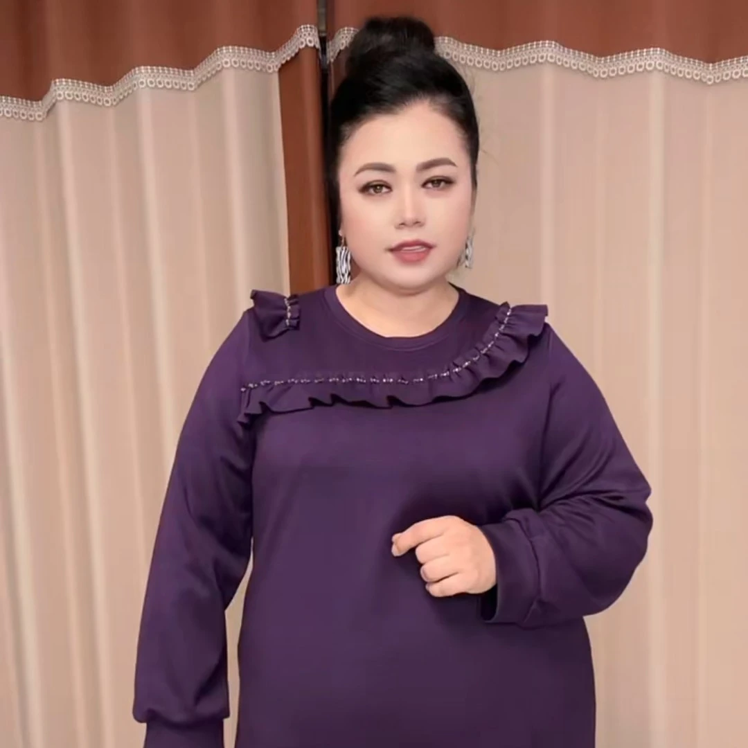 胖妹妹秋季大码韩系时尚长上衣