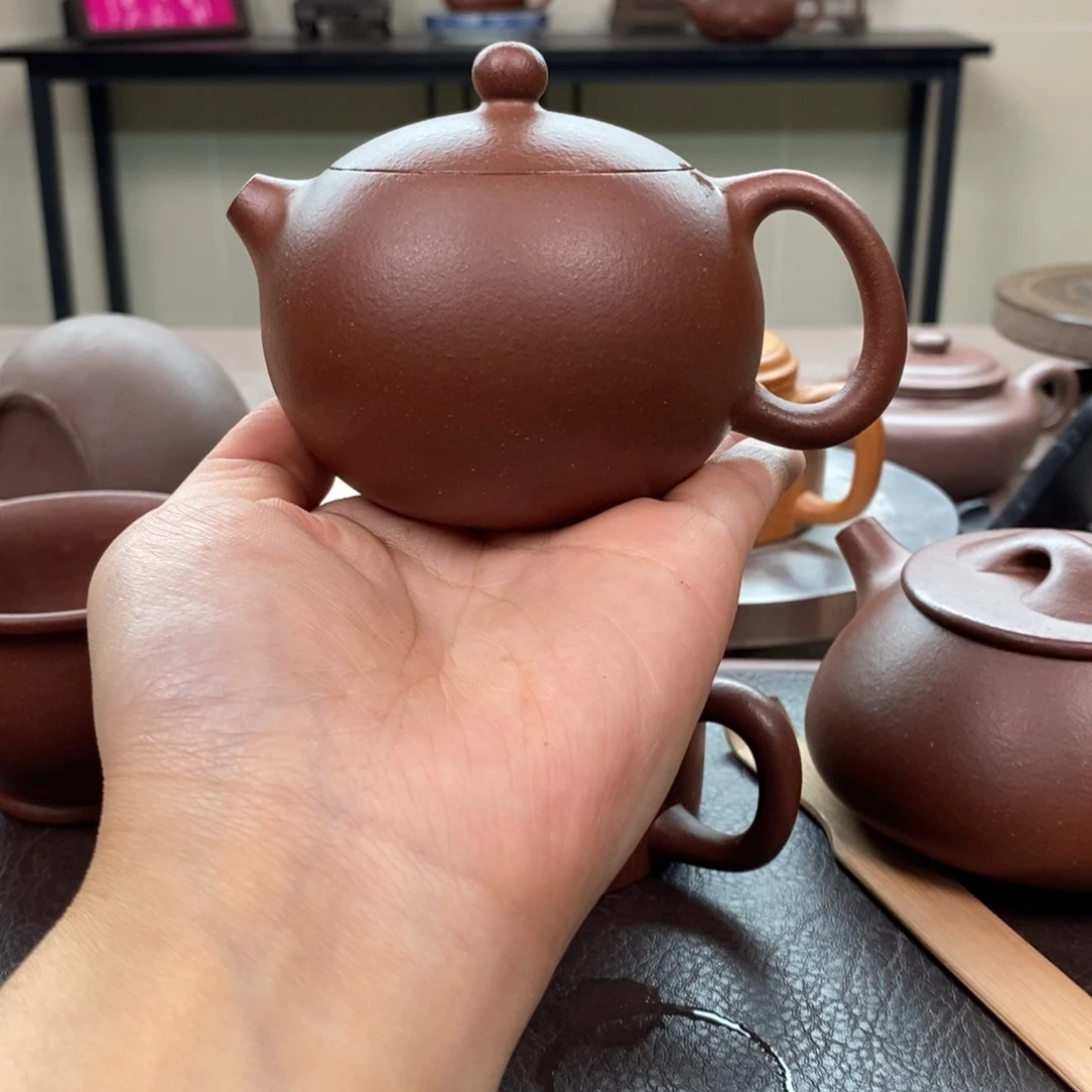 茶壶紫砂底槽清西施200cc全手➕底槽清杯子