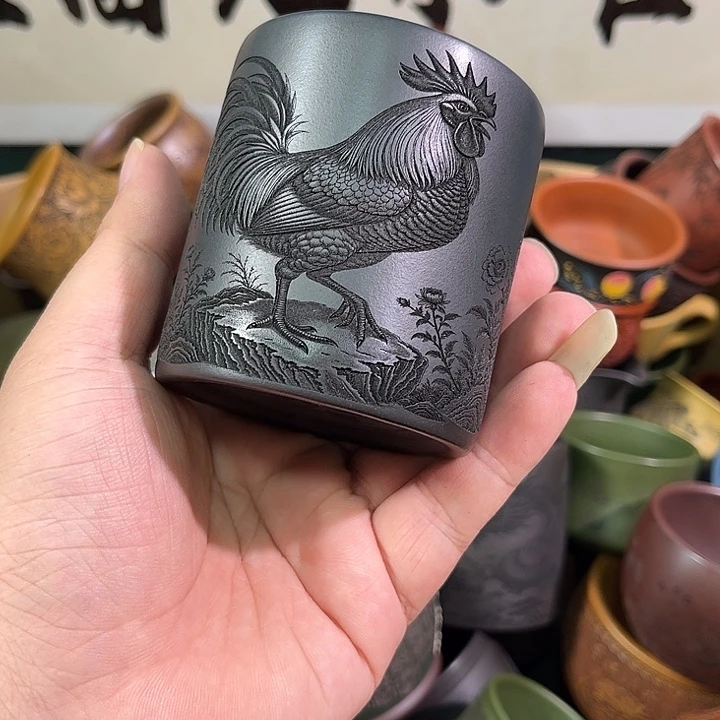 茶杯紫砂全手工紫砂主人杯
