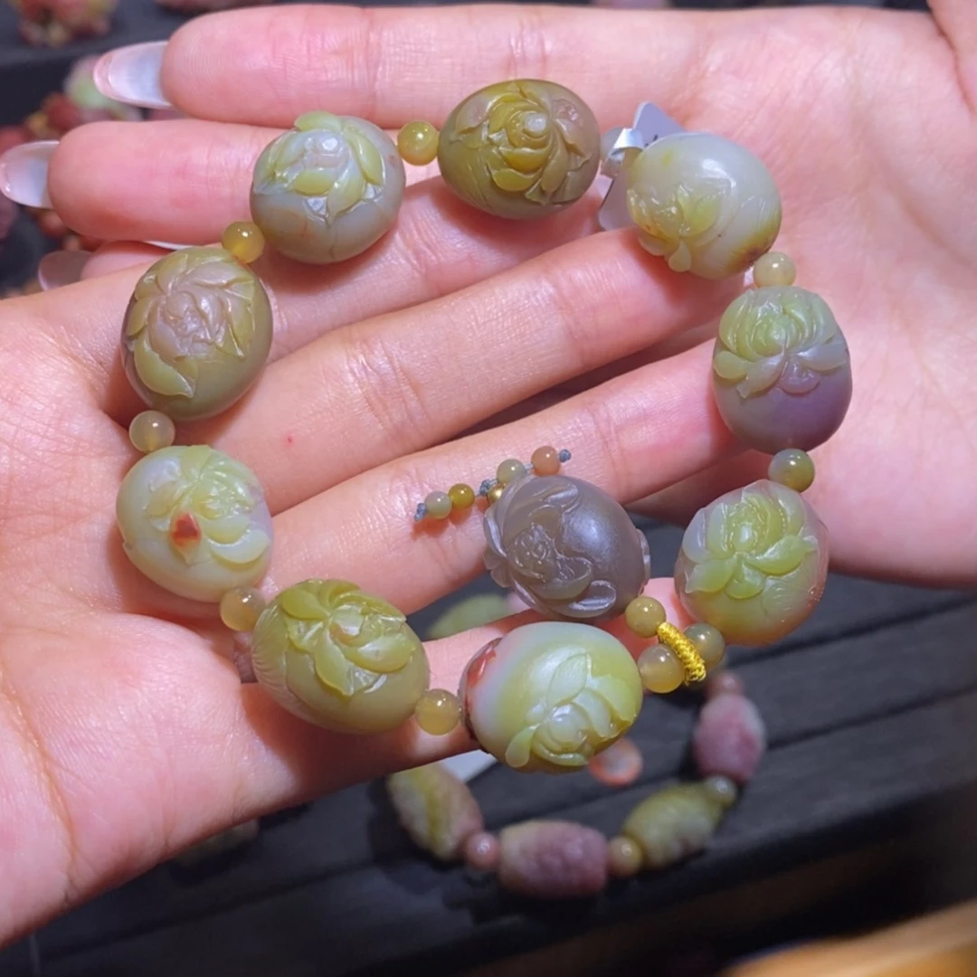 【闪购商品】玛瑙/玉髓手串未镶嵌盐源玛瑙