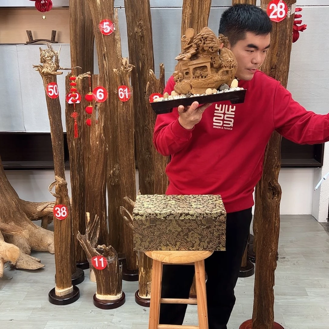 沉香摆件木**林沉香摆件