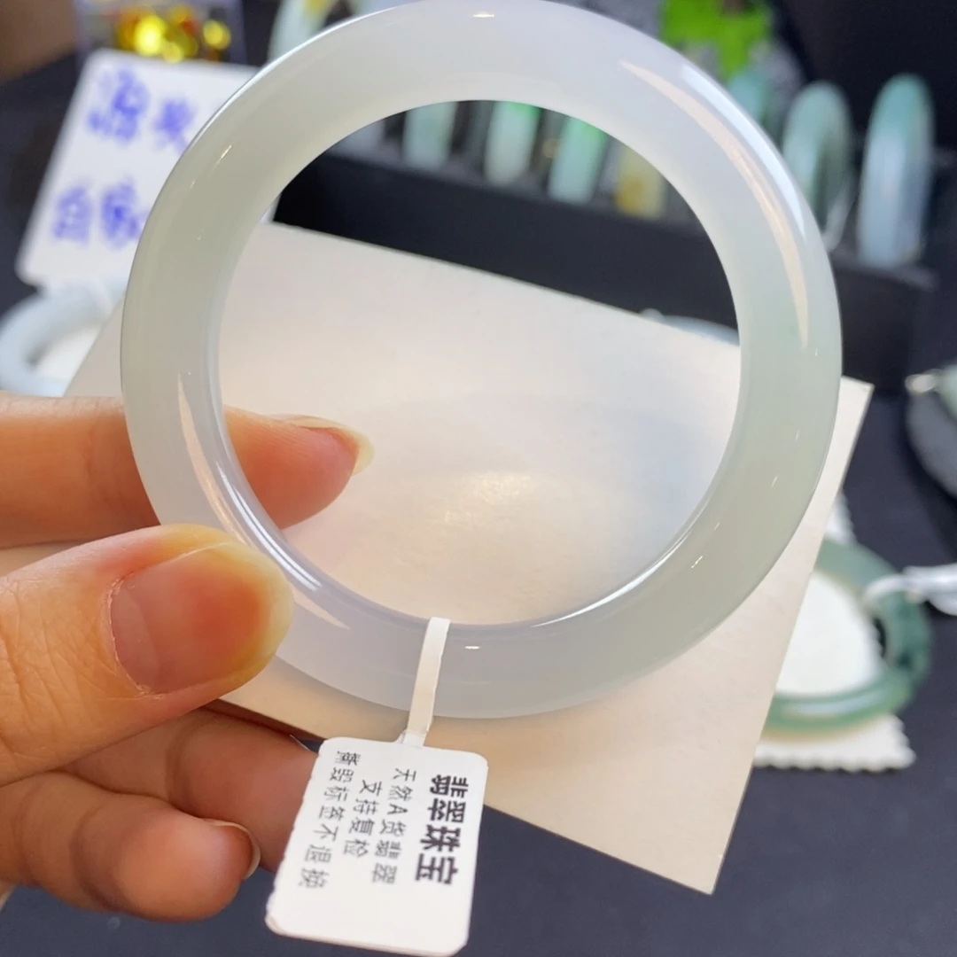 翡翠未镶嵌手镯冰51.3