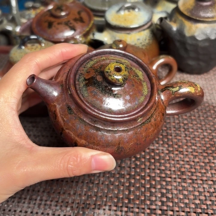 茶杯紫砂锔钉手持150 C