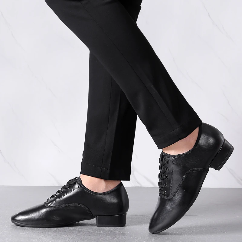 【8281男款】男士舞蹈鞋拉丁舞鞋韩版平底软底广场舞交谊舞跳舞鞋