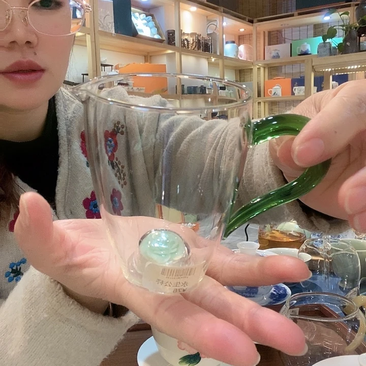 耐高温玻璃公杯花