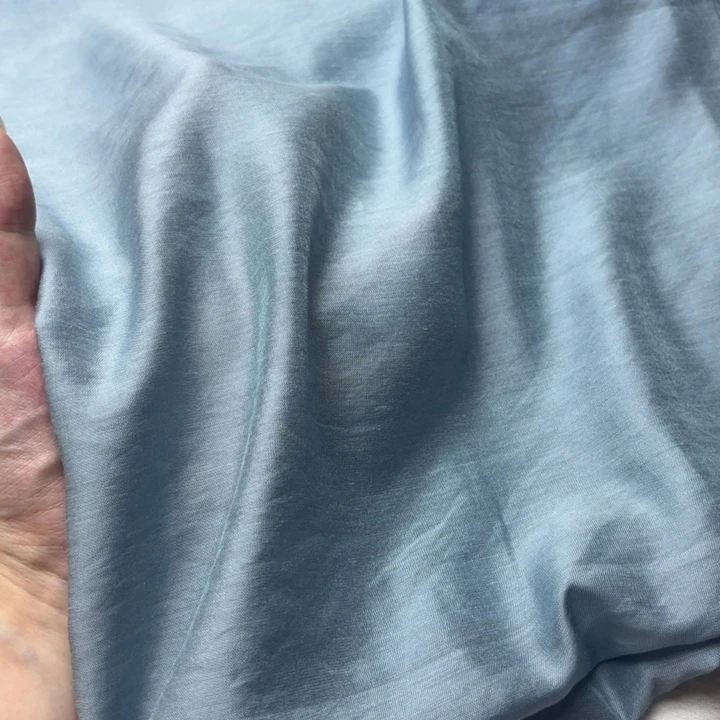 混纺棉浅蓝色人鱼姬3米