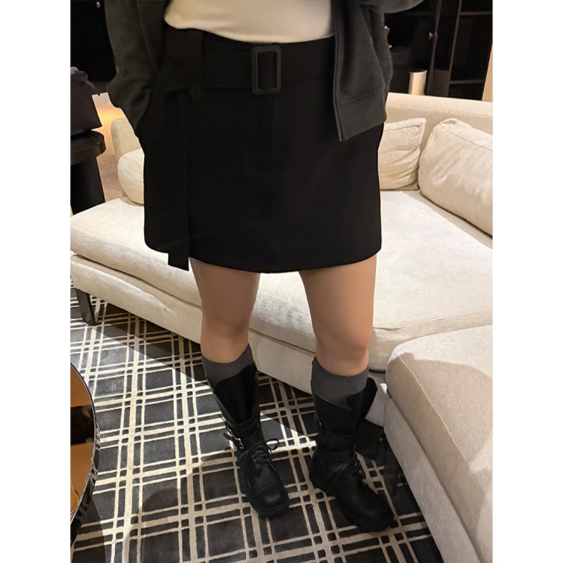 铅笔小鑫大码女装 简约高腰 重塑比例 搭配能手 遮胯显瘦半身裙