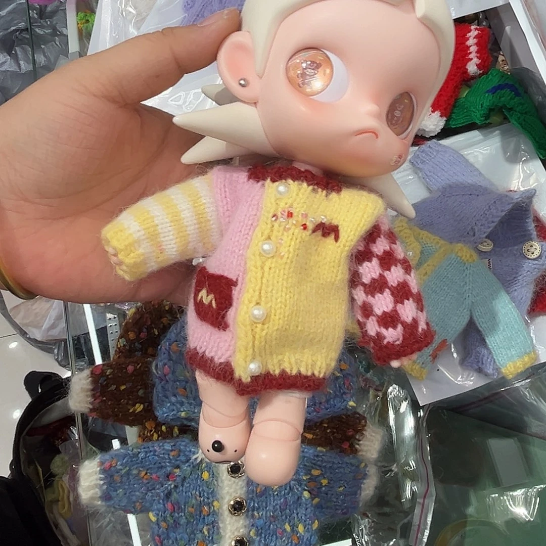 送布贴毛衣针织新款