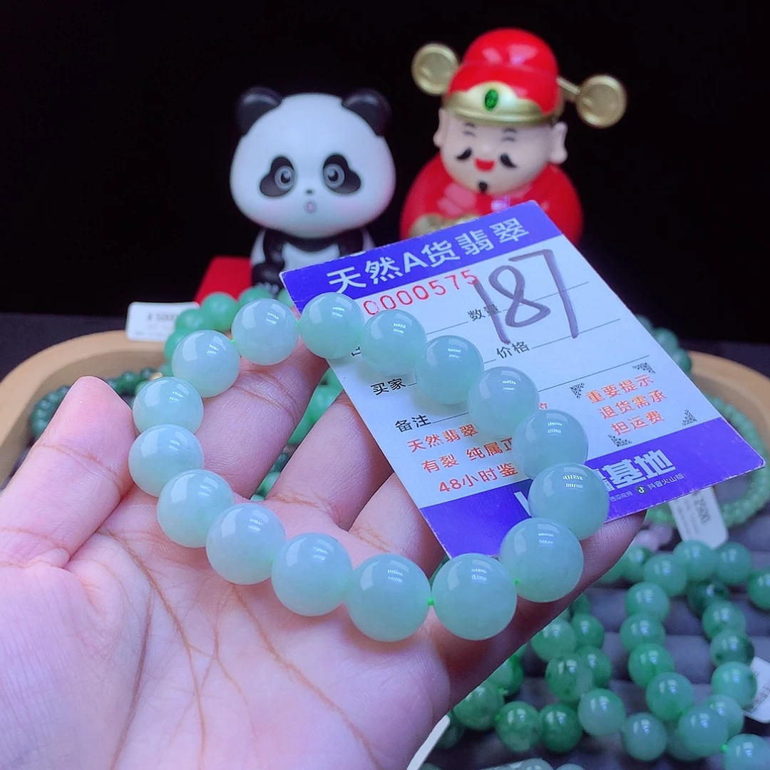 翡翠未镶嵌毛衣链手串13