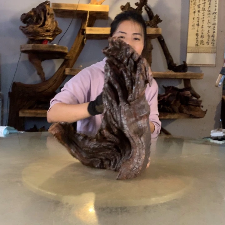 未***户天然云南紫柚木会黄水