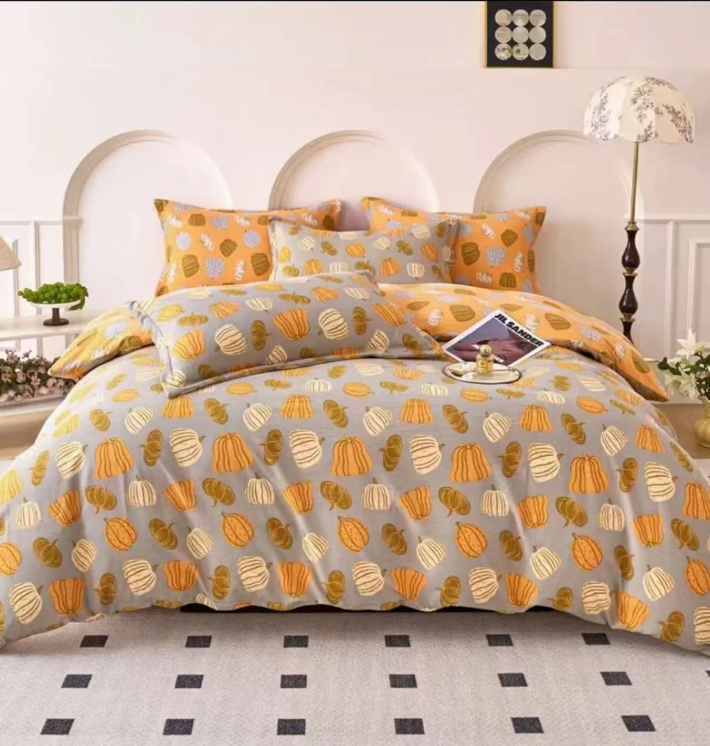 枕套一对-【南瓜灰】尺寸48*74加密加厚长绒棉面料