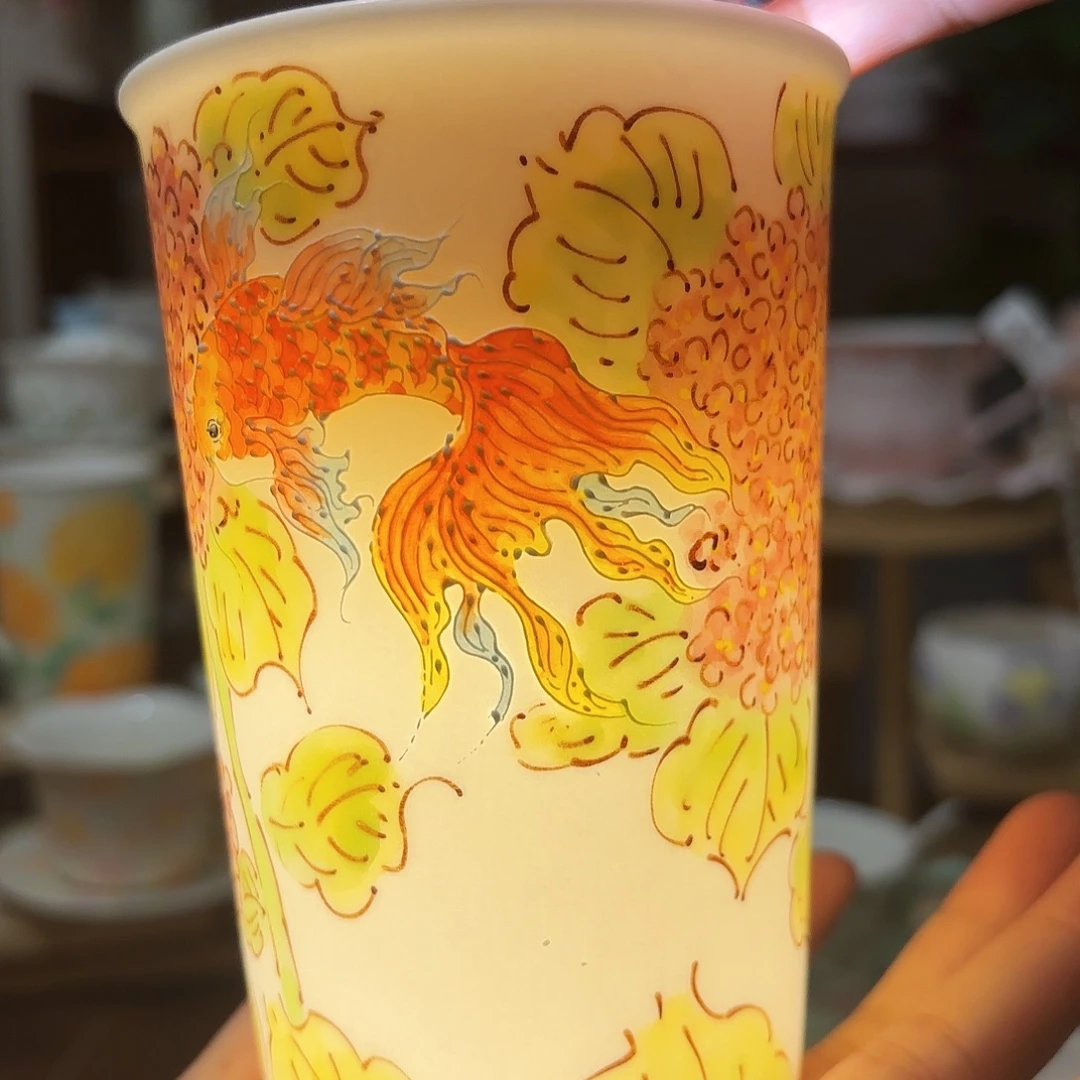 手绘创意高温釉下彩陶瓷