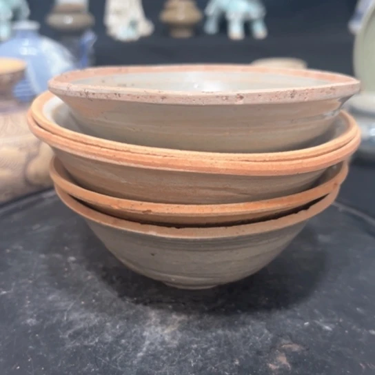 摆件海*白釉没有纹的一个