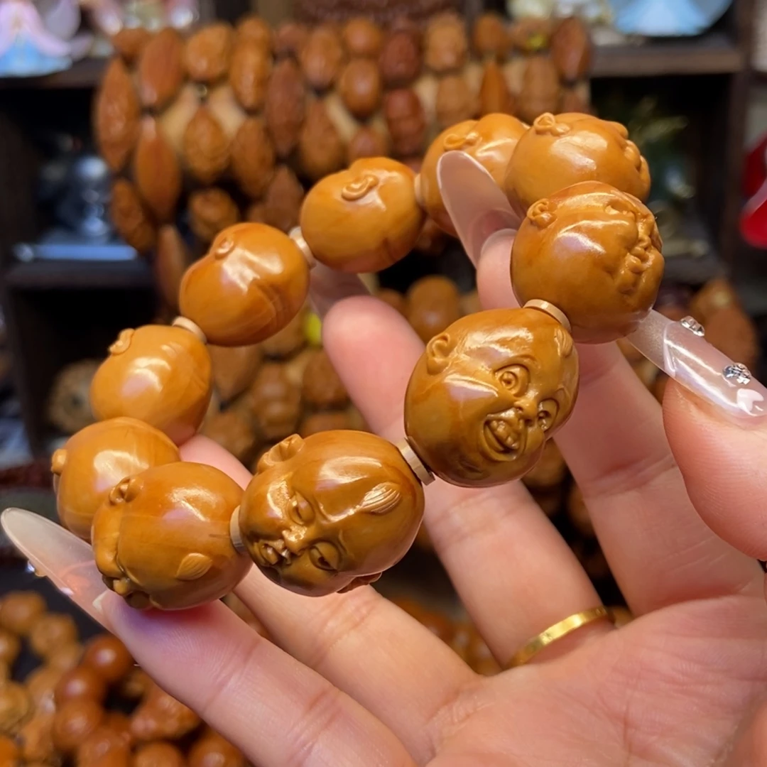 橄榄核手串/手链特价熊孩子