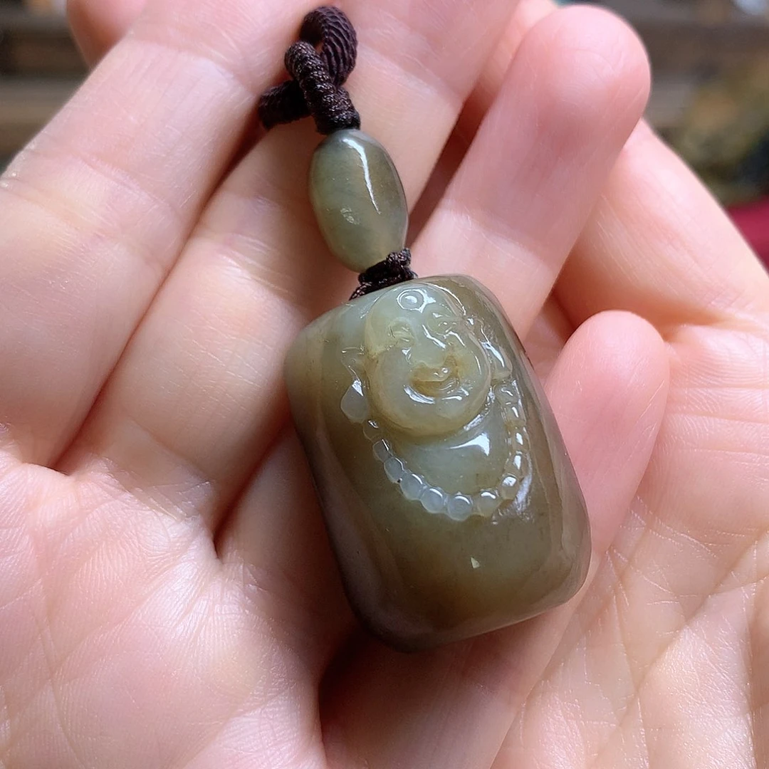 岫岩河磨玉（透闪石质玉）未镶嵌挂件