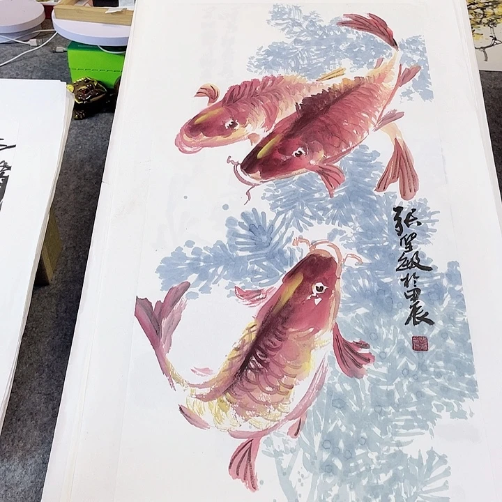 国画张圣敏先生纯手绘作品