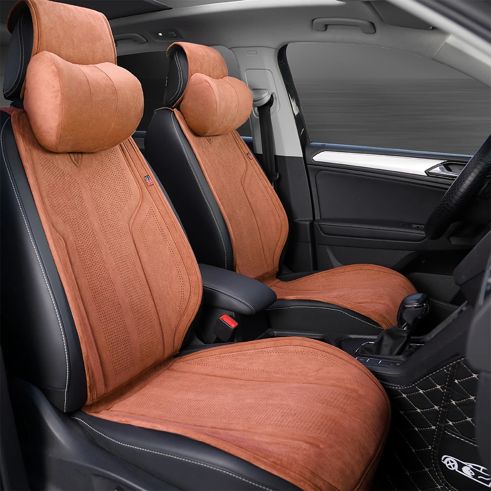 冬季新款乳胶棉五座汽车坐垫通用高档舒适透气加厚