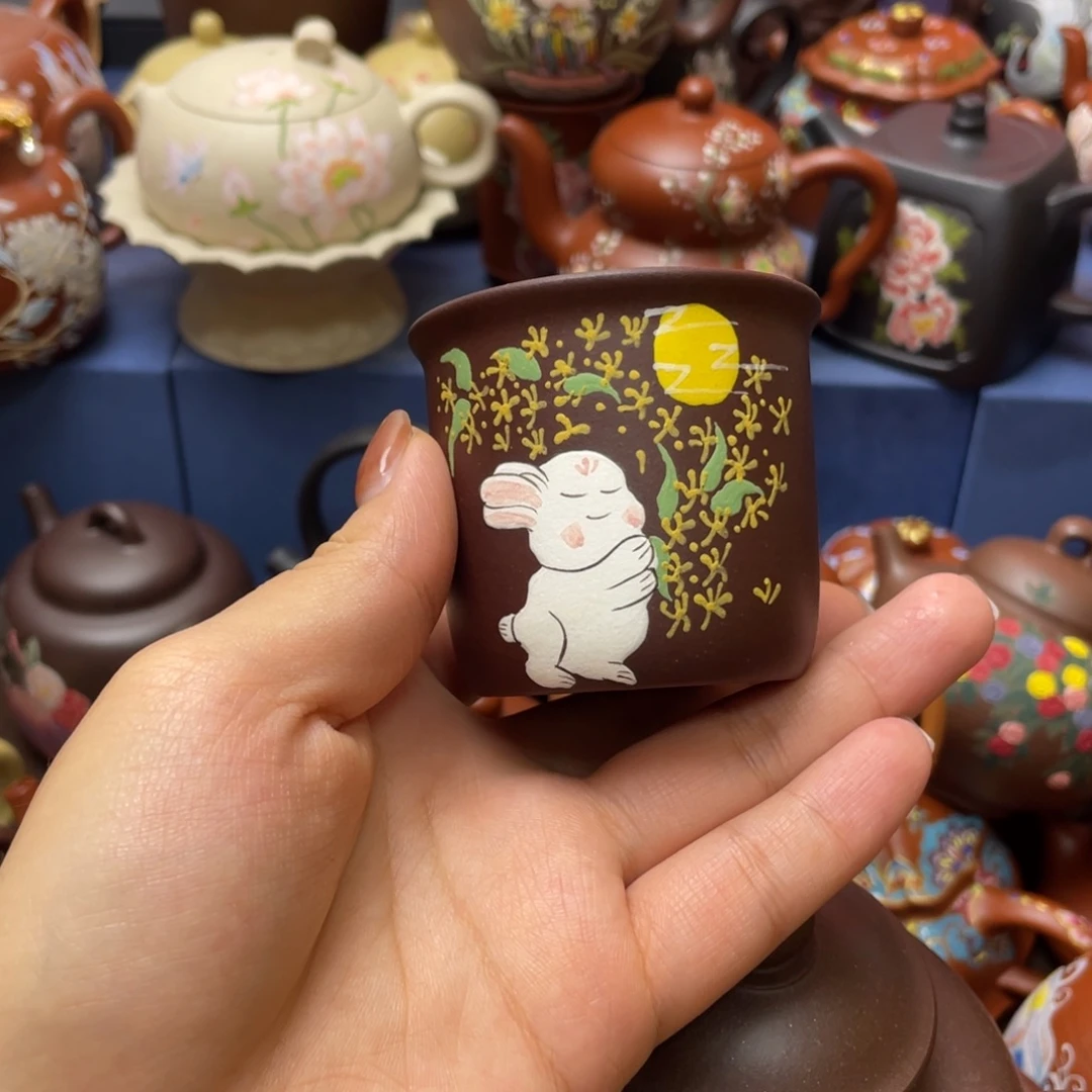 茶杯紫砂紫砂主人杯100cc