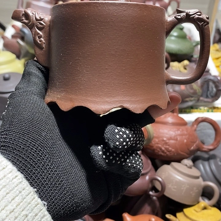 紫砂茶壶底磕三出