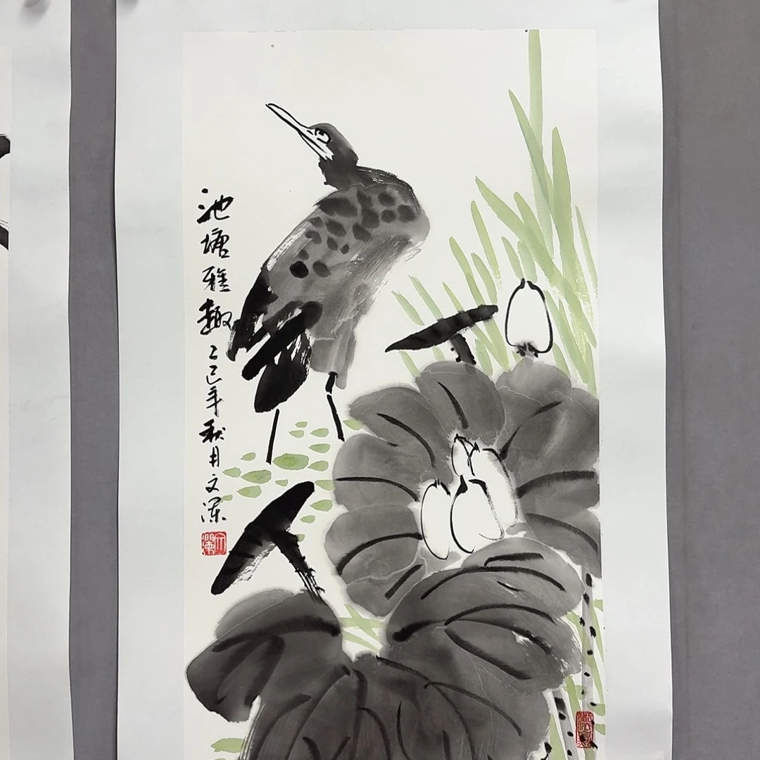 国画亲笔手绘放心去藏