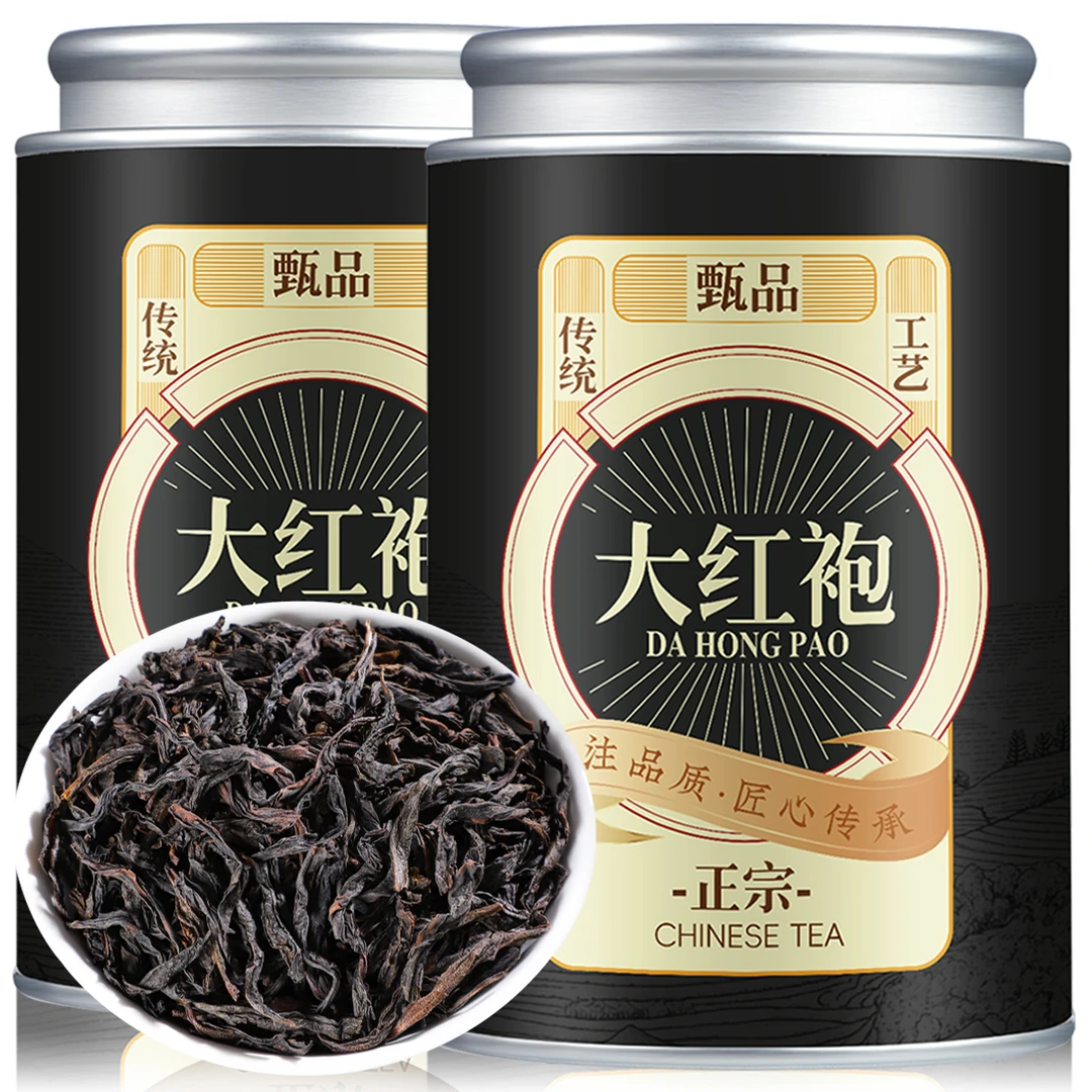 2025新茶大红袍茶叶武夷山岩茶乌龙茶浓香型正肉桂散装罐装