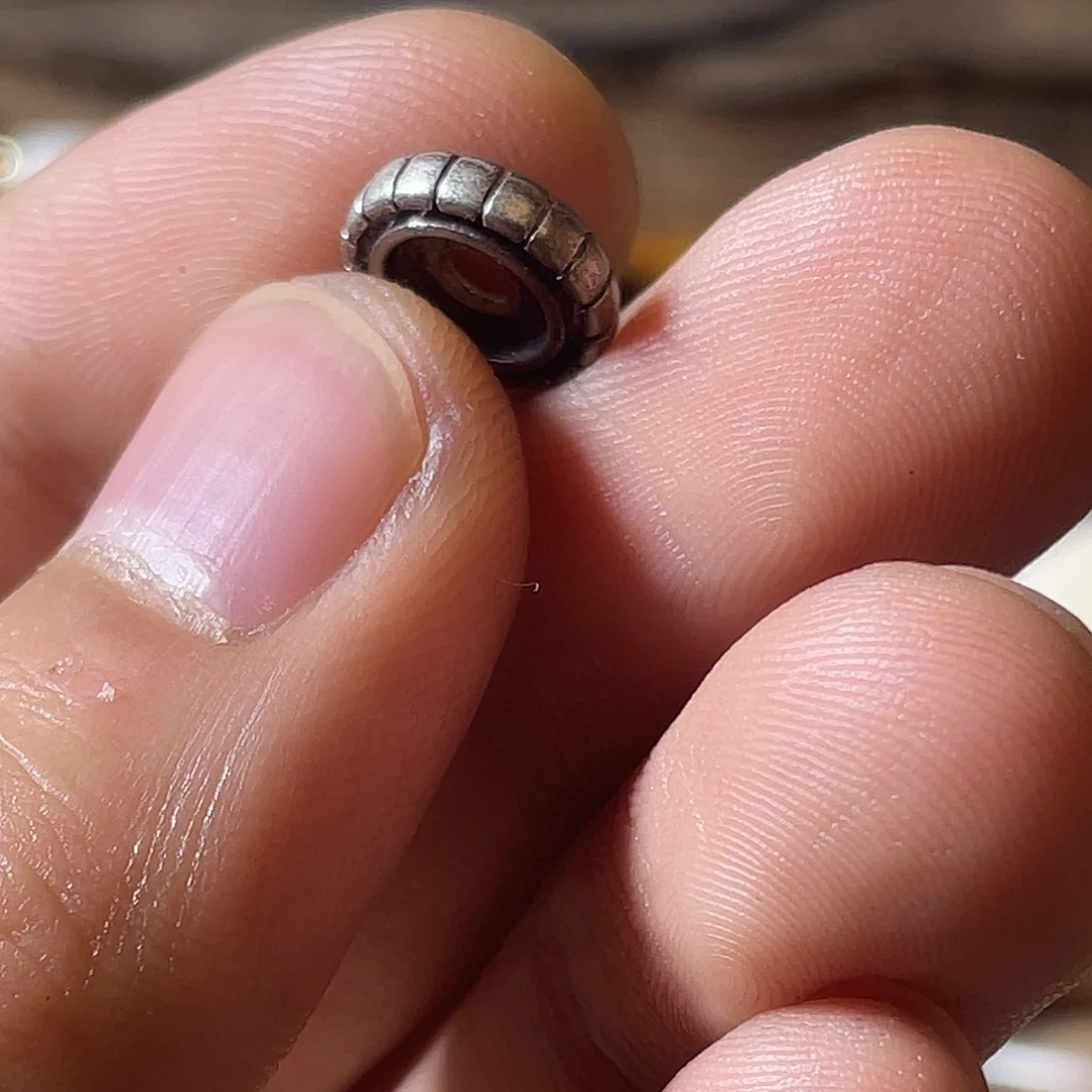 环***汇白玉菩提吊坠珠子