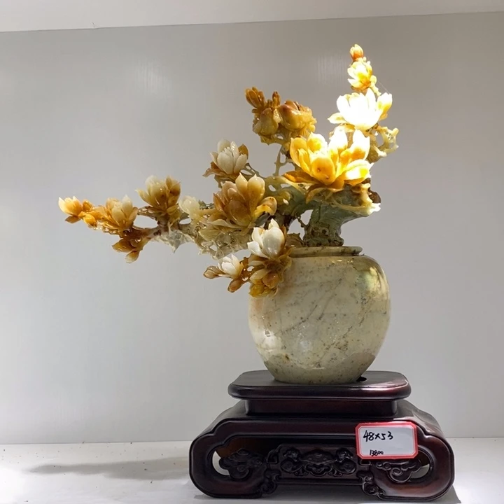 未镶嵌蛇纹石玉（覆膜）珠宝奇石