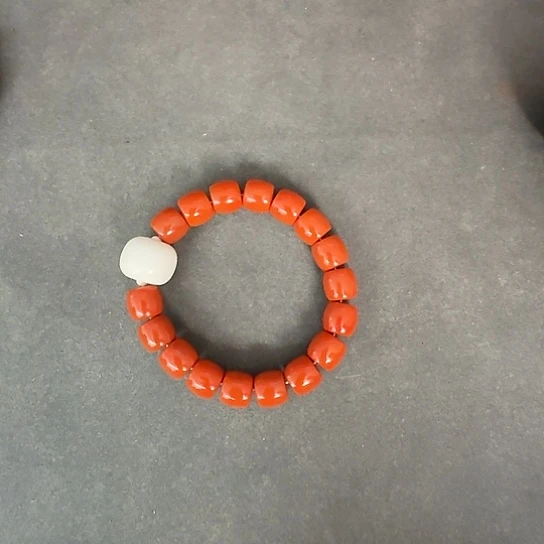 檀香木无事牌哥*军H857红直切单圈