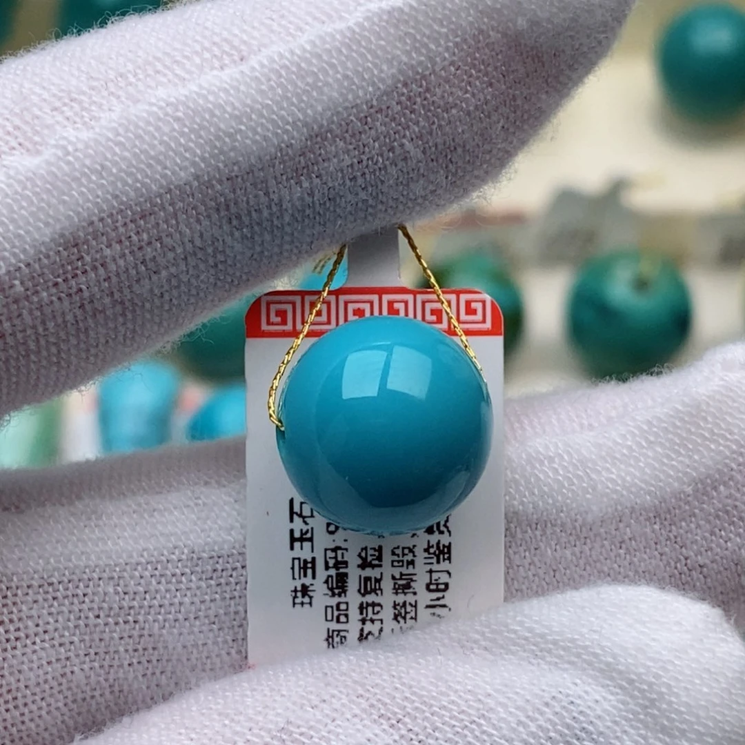 未镶嵌绿松石珠珠