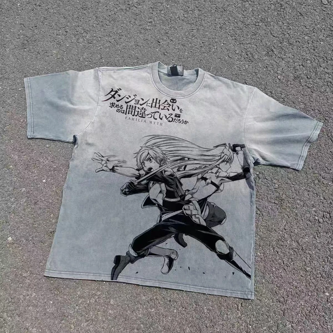 地下城的邂逅是否搞错了什么贝尔&艾丝短袖