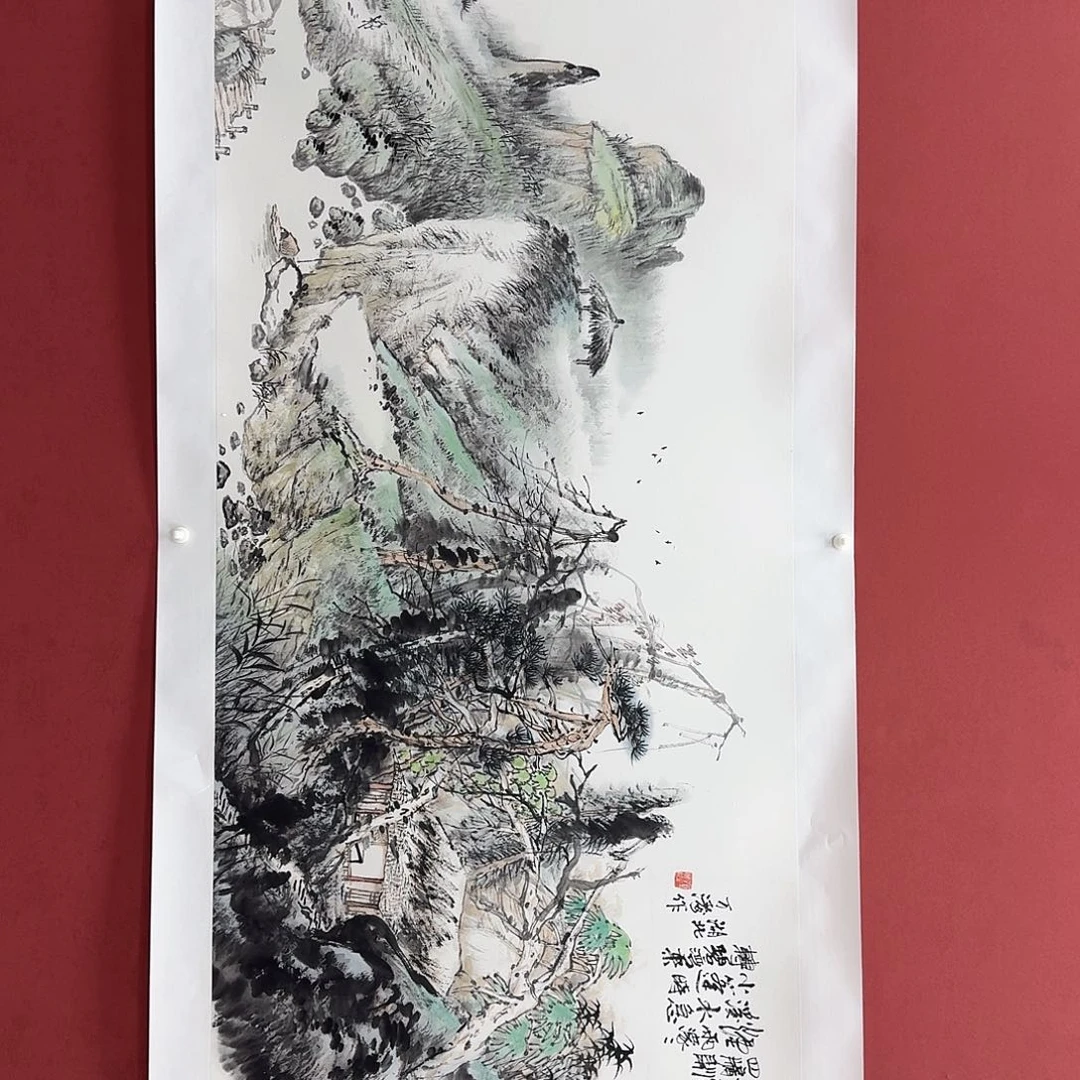 国画国画作品欣赏小六尺