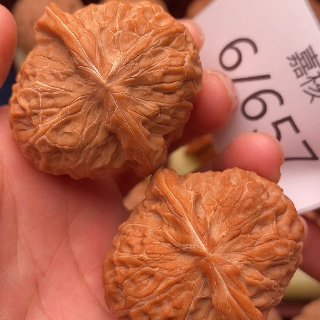 文玩核桃把件40南瓜墩