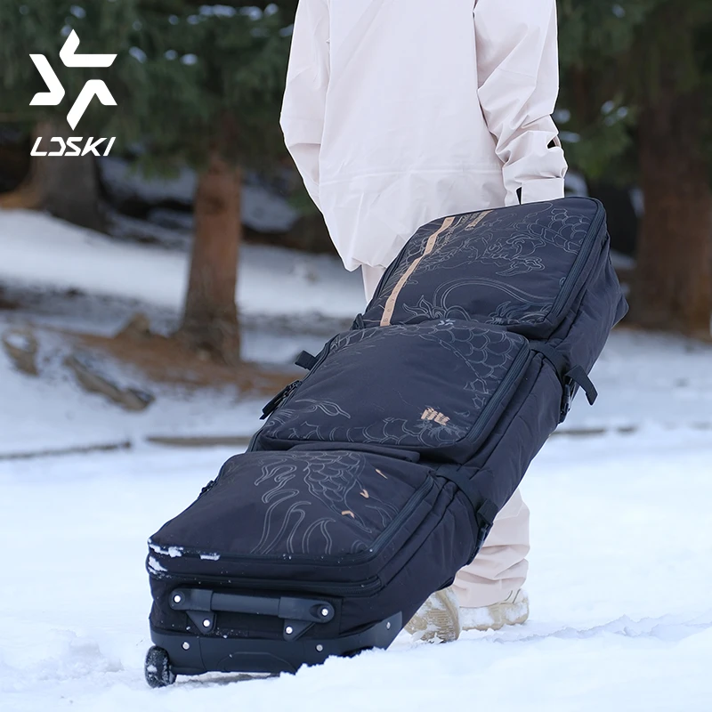 LDSKI滑雪带轮板包（T款轮包）单双板男女通用板包