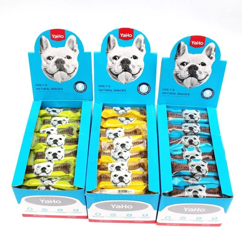 亚禾 宠物洁齿骨磨牙棒 洁齿咬胶零食 牛肉味鸡肉味 25g/个