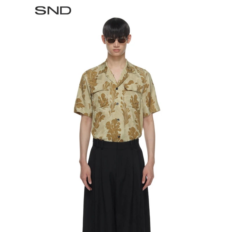 【DVN设计师品牌】SND SS25 印花短袖衬衫