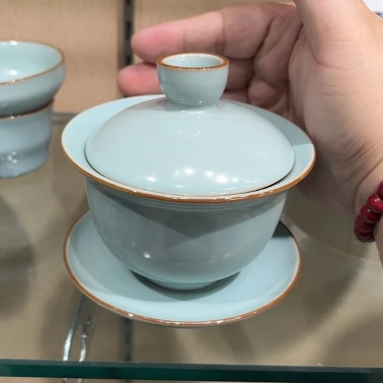 瓷片陶瓷茶具汝瓷茶具