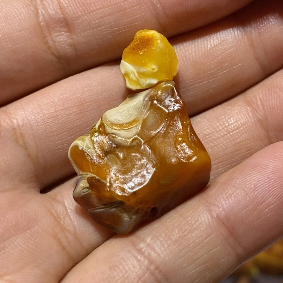 若***丶未镶嵌定制琥珀蜜蜡原石