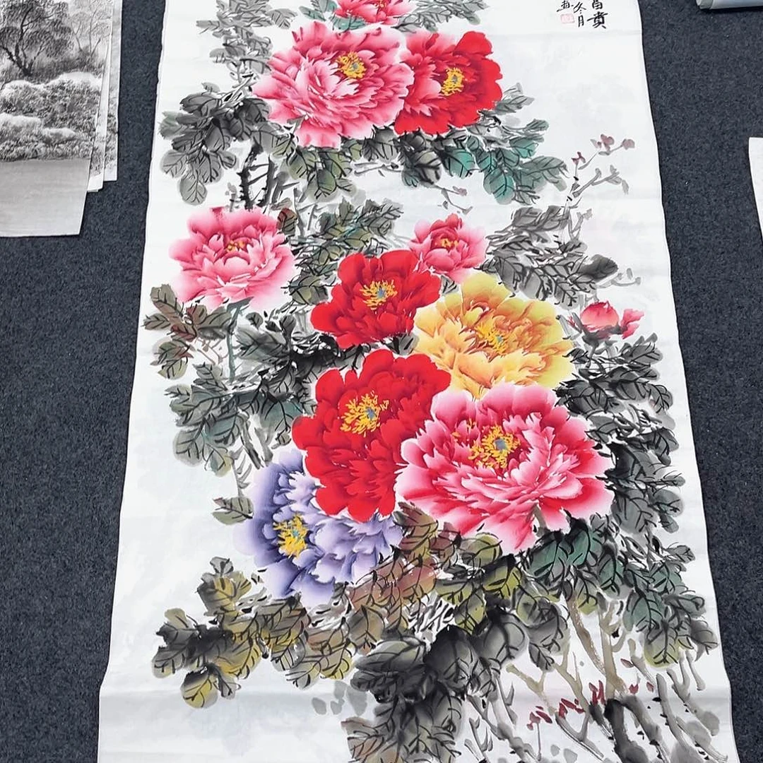 国画宣纸国画纯手绘作品