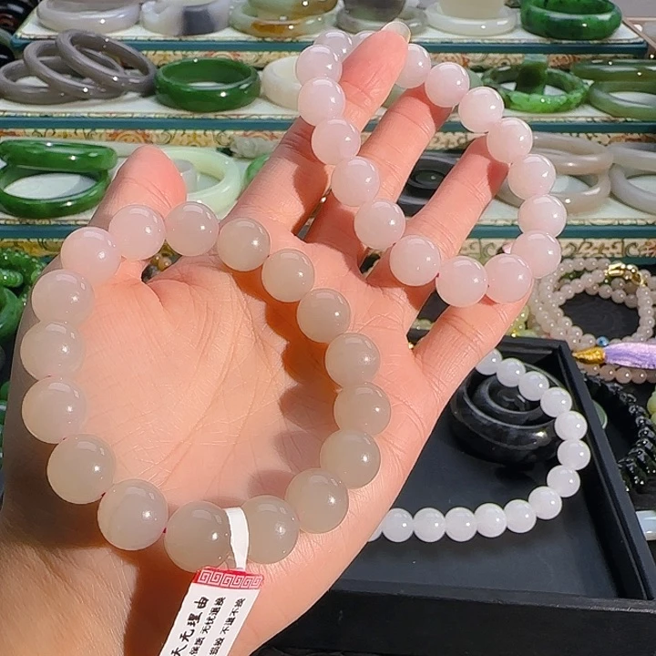 未镶嵌手串和田玉花**溪