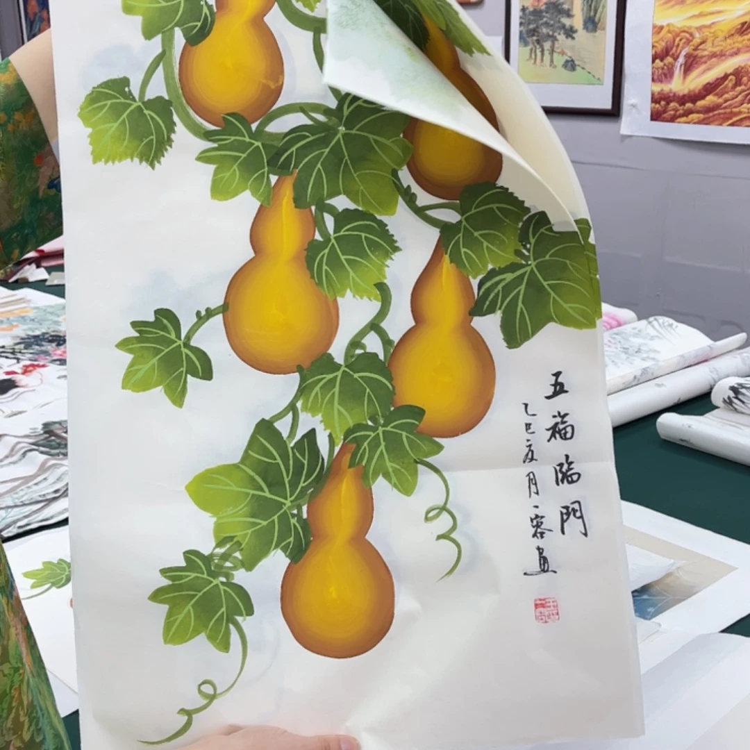 国画宣纸国画纯手绘作品