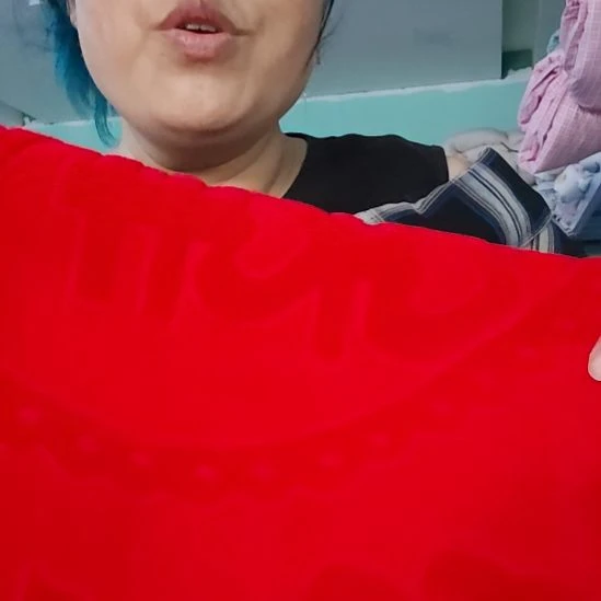 棉纯棉高端婚庆枕巾一对。