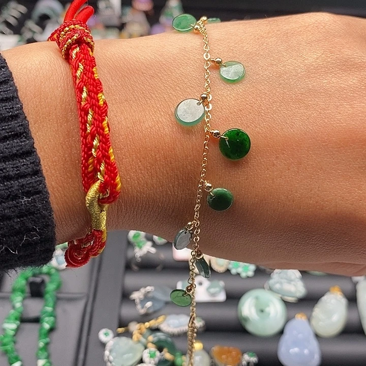 翡翠合金手链手鍊