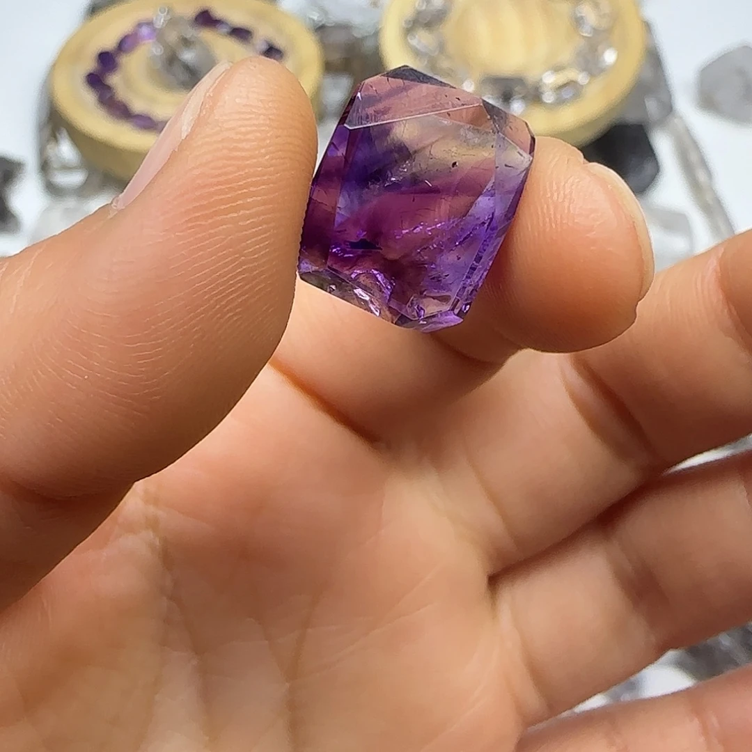 珠宝半成品水晶未镶嵌