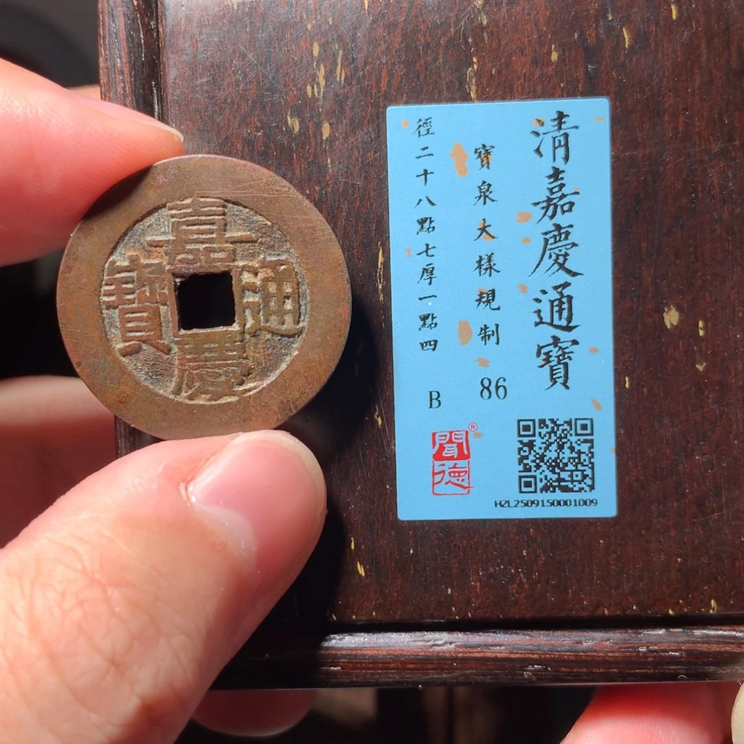 铜光****8琳琅古泉嘉庆规制版特大样1009