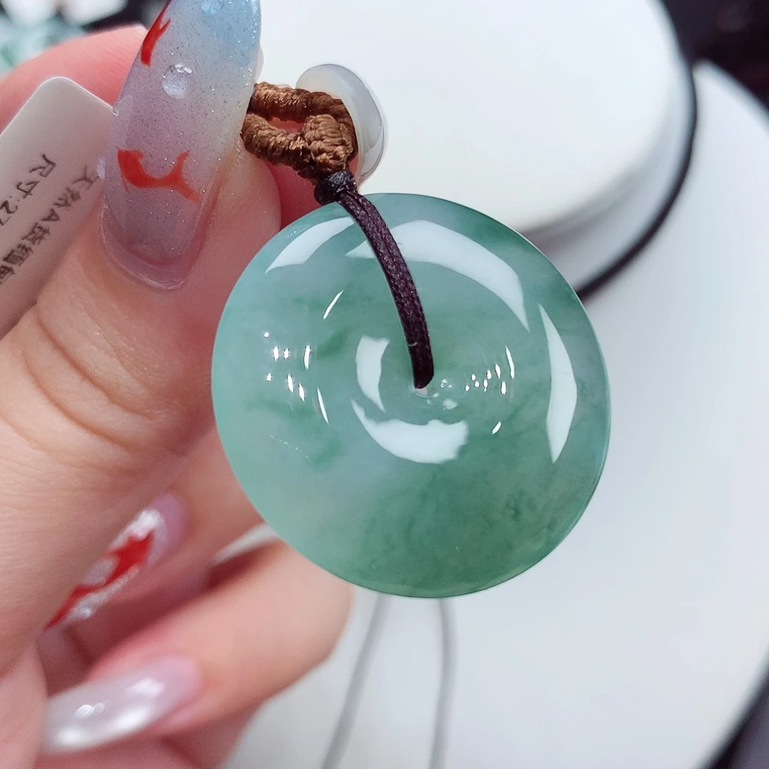 未镶嵌翡翠发饰翡翠10，27.1/5.8